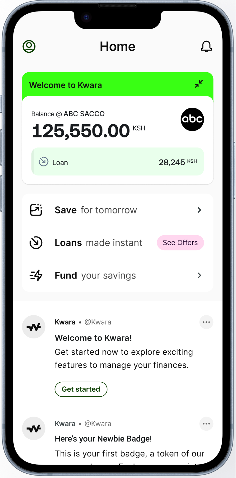 Kwara Neobank App Screen